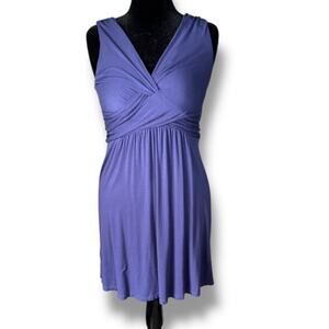 114. 5/$20 Ann Taylor LOFT Blue Sleeveless Dress - Size Small